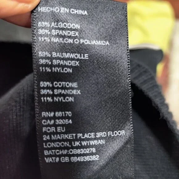 Urban Outfitters Black Cropped Cotton Blend Cardigan L - Picture 11 of 11